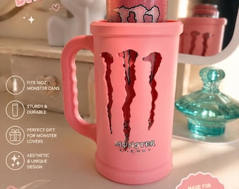 Stunning monster can cup holder unique gift gamer cup holder