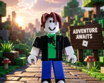 Unique bacon hair Roblox toy figurine toy