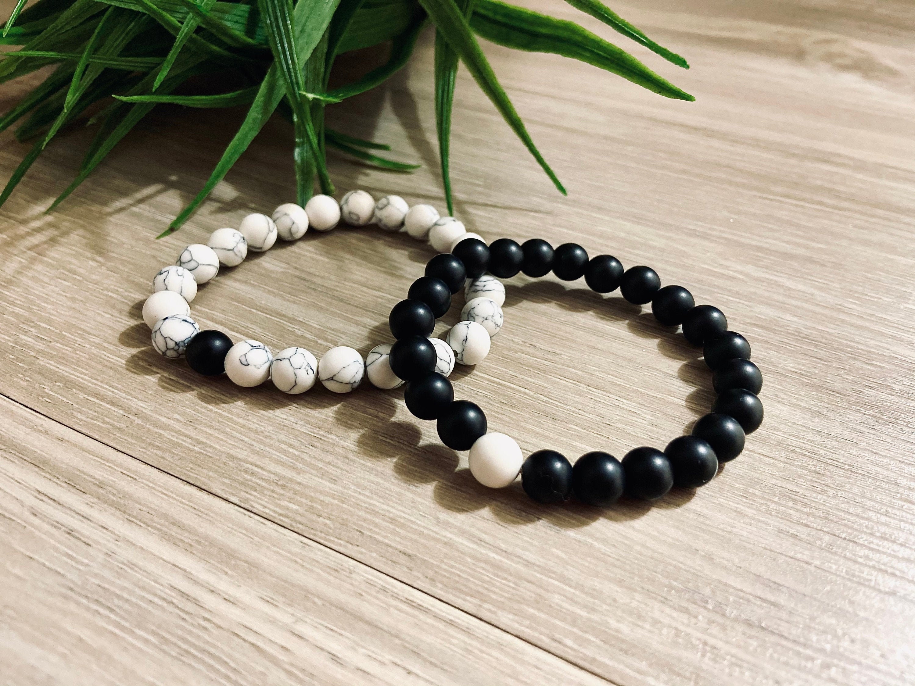 Couples bracelets matching friendship/ distance bracelets Etsy