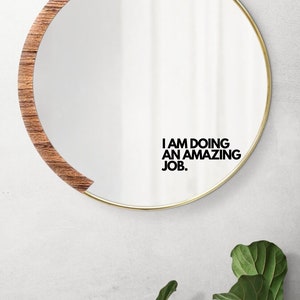 Mirror Affirmations || Mirror Decal || Mirror Sticker || Positive Affirmation Decal ||