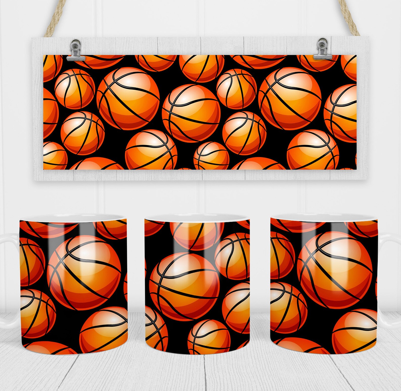 11 & 15 Oz Basketball Mug Sublimation Template Cricut Mug Etsy