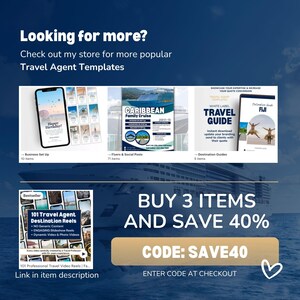 DIY Cruise Travel Flyer | Carnival Cruise | Cruise Agency Marketing | Travel Agent Flyer Template | Canva image 9