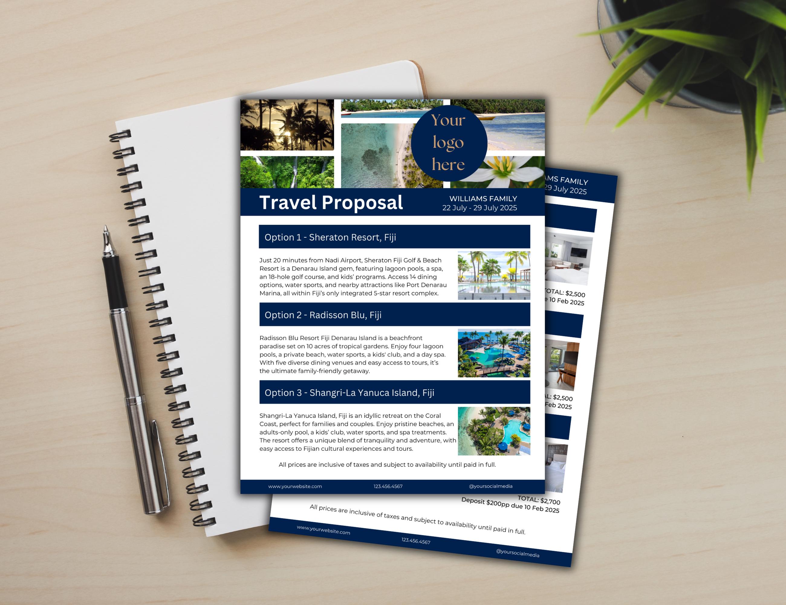 Image 4 for Travel Proposal Template