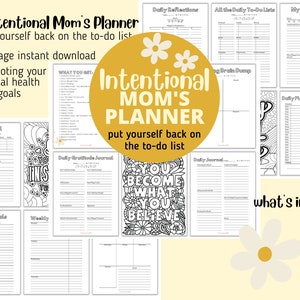 Busy Mom Planner Home Management Planner Working Mom Planner Stay at Home Mom Planner Home Organization Planner