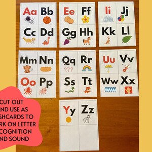 Alphabet Beginning Sounds Busy Book Printable image 6