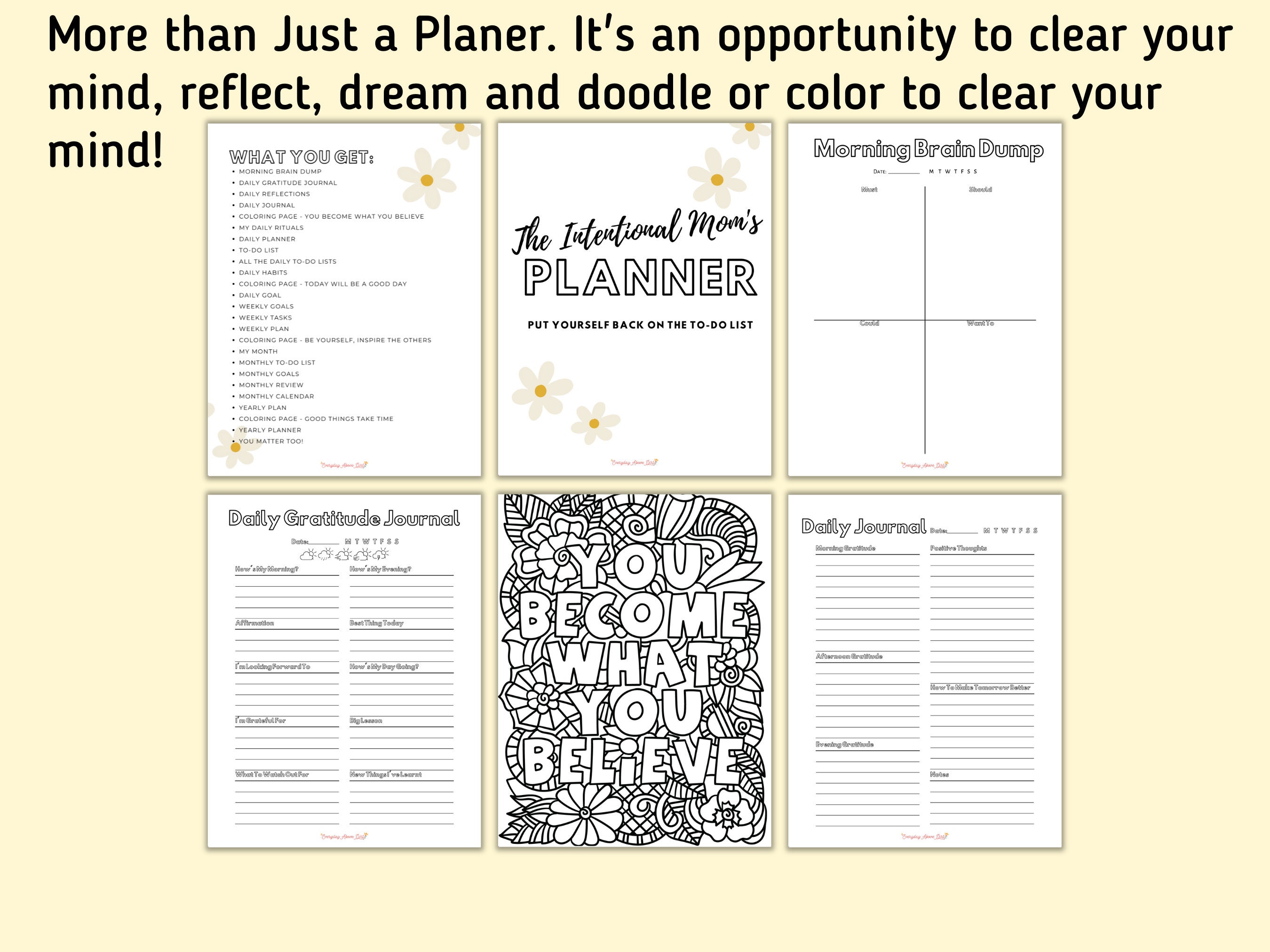 Busy Mom Planner Home Management Planner Working Mom Planner Stay at ...