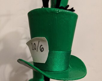 Mad Hatter Collage Ornament