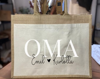 Personalisierte Einkaufstasche für Mama| Oma| Tante| Geschenkidee für Lieblingsmenschen