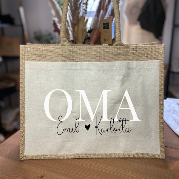 Personalisierte Einkaufstasche für Mama| Oma| Tante| Geschenkidee für Lieblingsmenschen