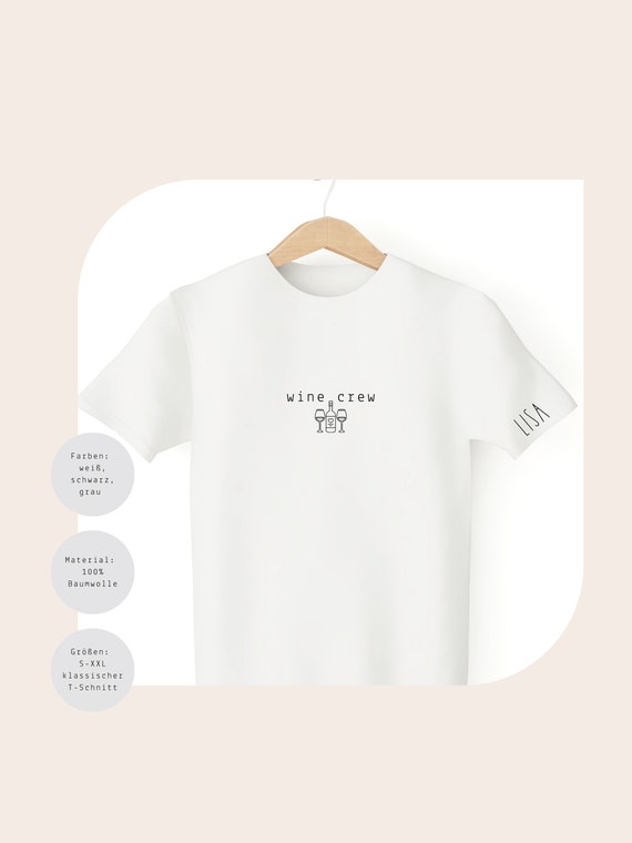 Personalisiertes Shirt Partner in wine| Statement T-Shirt| wine crew| JGA T-Shirt