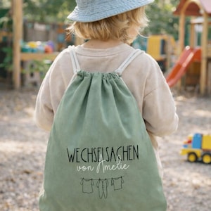 Personalisierter Wechselkleidungsbeutel für den Kindergarten/ Wechselwäsche/Wechselsachen