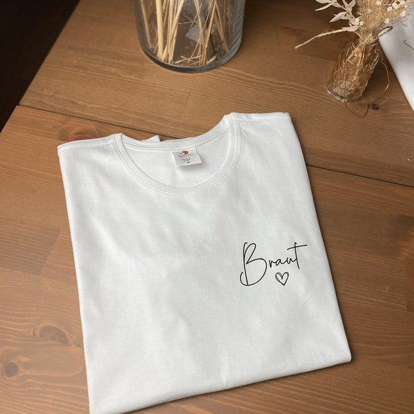 Braut| Braut Crew| JGA | T-Shirt Junggesellenabschied| bridal shower| Brautparty| Team Braut