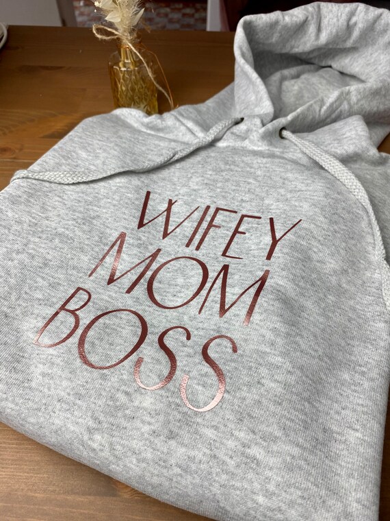 Hoodie| Wifey| Mom |Boss| Pullover| Statement Hoodie