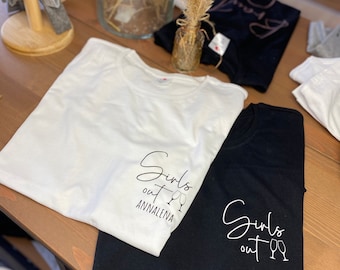 Girls out| Statement T-Shirt| mädelswochenende| mädelsabend| personalisiert| JGA T-Shirt