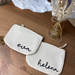 Personalisierte Kosmetiktaschen mit Namen| Geschenkidee für Freundin Arbeitskollegin| Tasche mit Name|