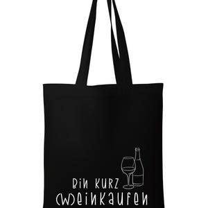 Shopping bag | Tote bag | Shopping tote | Just popping out to buy wine | Wine lover | Gift for girlfriend
