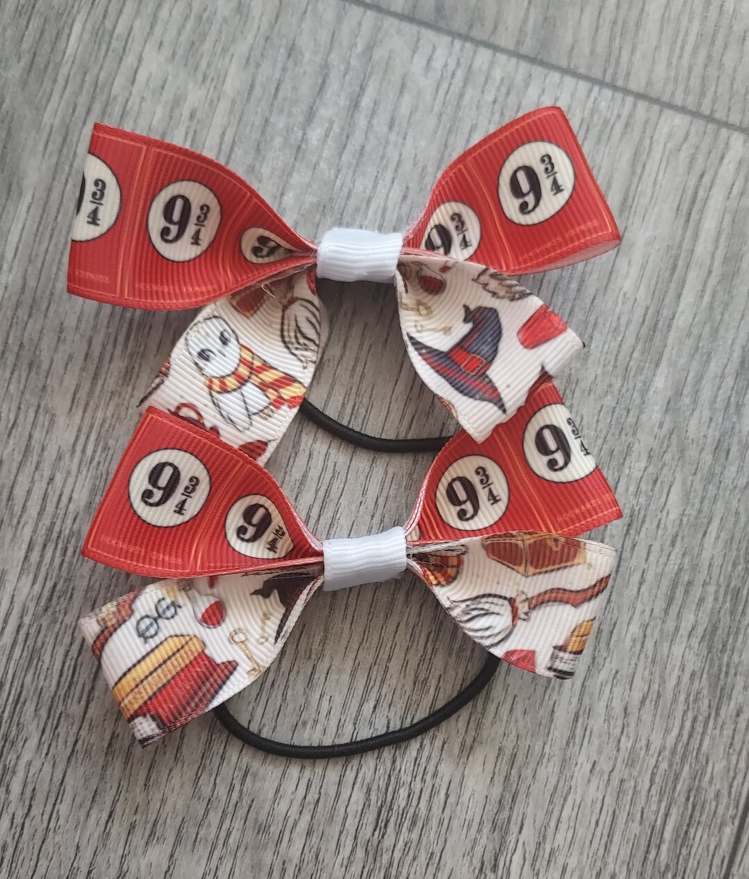 Wizard Ribbon Hair Bows: Pigtail Bobbles - Set of 2 - Etsy