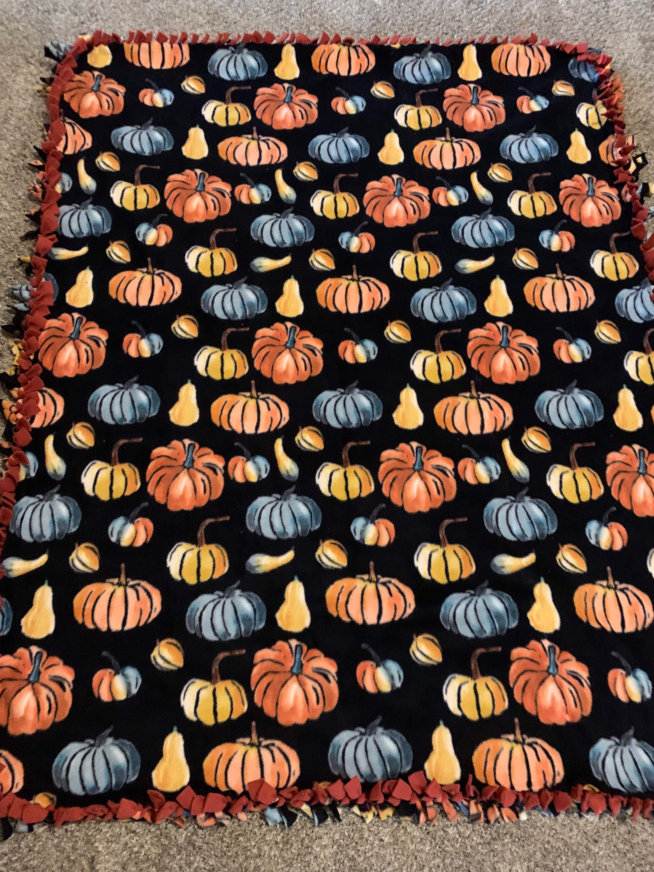 Halloween fleece blanket sale