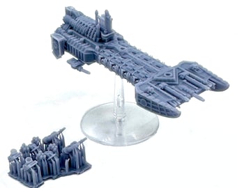 NoFixedForge Bootneck Gothic Space Knight Fist Blood Dark Strike Cruiser Space Ship