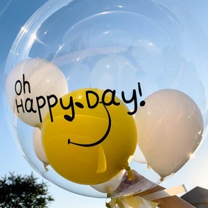 DIY Smiley Face Bubble Balloon