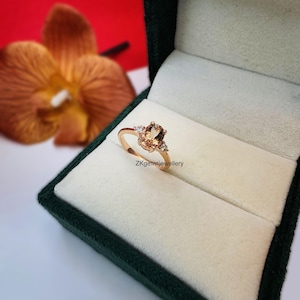 Morganite Ring, June Birthstone, 925 Sterling Silver, Morganite Jewelry, Birthstone Ring, Silver Jewelry, Silver Ring, Engagement Gift Ring