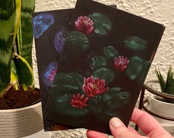 Water Lilies Greeting Card