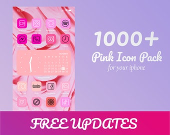 1000+ Ios 14 Soft Aesthetic Pink Icon Pack | Neutral Icons | Soft and Neutral Tones | Aesthetic Home Screen