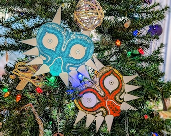 The Legend of Zelda: Majora's Mask, 3D printed, holiday and snowflake themed