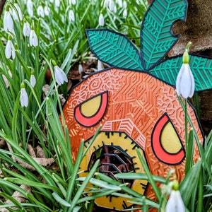 The Legend of Zelda: Majora&#39;s Mask Scrub, 3D printed and glow in the dark