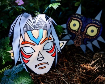 Fierce Deity Mask: Legend of Zelda Glow-in-the-Dark 3D Print