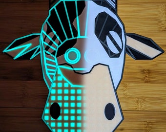 Romani Mask, The Legend of Zelda: Majora's Mask, 3D printed and glow in the dark
