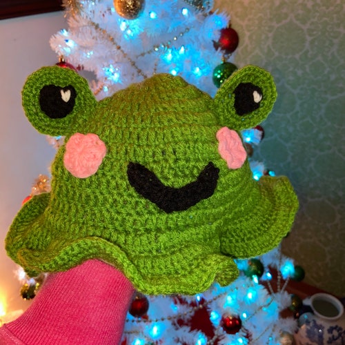 Frog and Mushroom Bucket Hat CROCHET PATTERN ONLY | Etsy