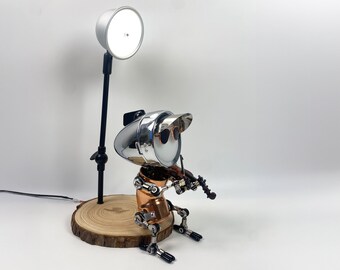 Lámpara de mesa genial para violinista/Violinista bajo la luz/Decoración de interpretación de violín/Regalo para violinista
