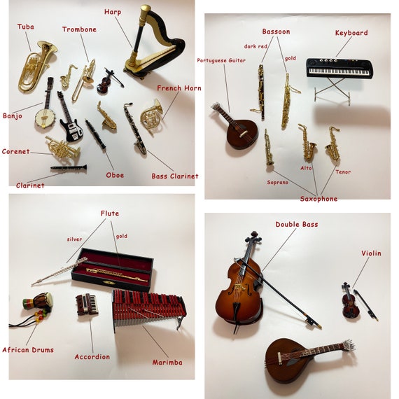 Miniature Musical Instruments / Musical Instrument Accessories for