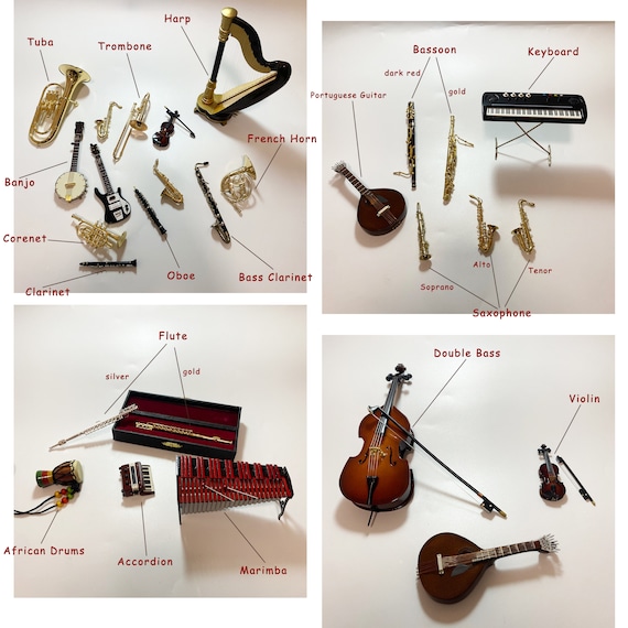 Miniature Musical Instruments / Musical Instrument Accessories for