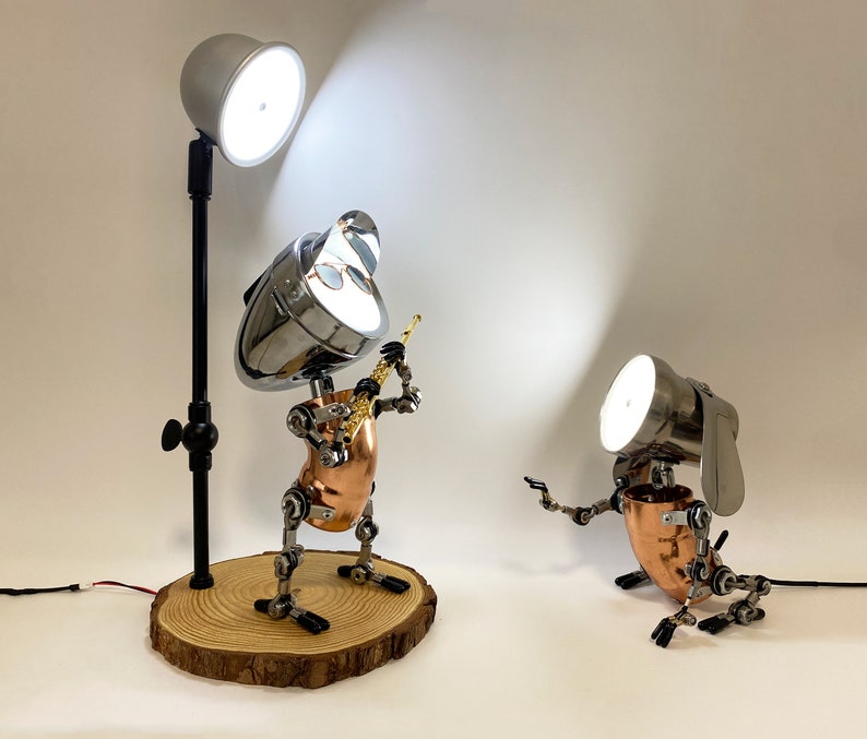 Lampe de table décorative joueur de flûte traversière / Lampe décorative de flûtiste / Cadeau pour les amateurs de groupes de flûtistes image 7