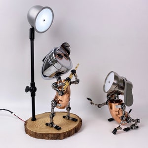 Lampe de table décorative joueur de flûte traversière / Lampe décorative de flûtiste / Cadeau pour les amateurs de groupes de flûtistes image 2