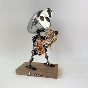 Personalized French Horn Player Lamp | The Art of a Man Playing French Horn | French Horn Gifts | music studio decor