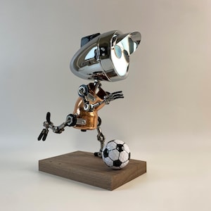 Soccer player shooting at a goal lamp | Personalized Soccer Lamp Home Decor Gift for Soccer Fans,Soccer Coach,Sportsmen | Boys Room Decor