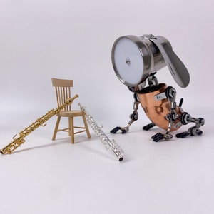 Lampe de table décorative joueur de flûte traversière / Lampe décorative de flûtiste / Cadeau pour les amateurs de groupes de flûtistes image 9