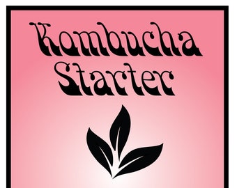 Kombucha Scoby with full cup strong starter liquid