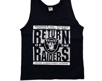 Vintage 80er Raiders NFL Tank-Top
