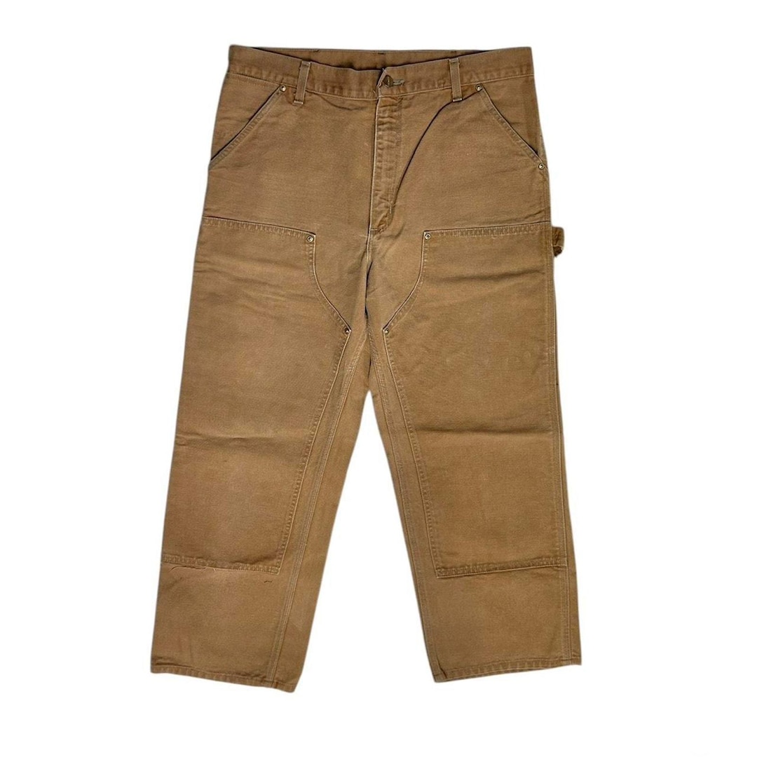 Carhartt B01BRN USA Made VTG Double Knee Duck Canvas Carpenter
