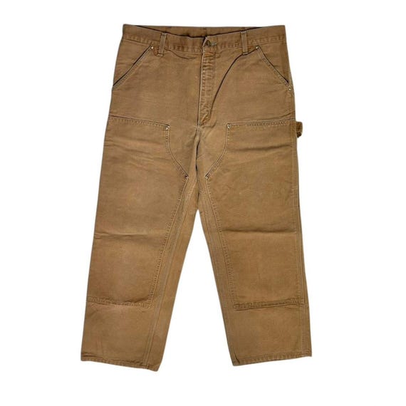 Carhartt B01BRN USA Made VTG Double Knee Duck Canvas Carpenter