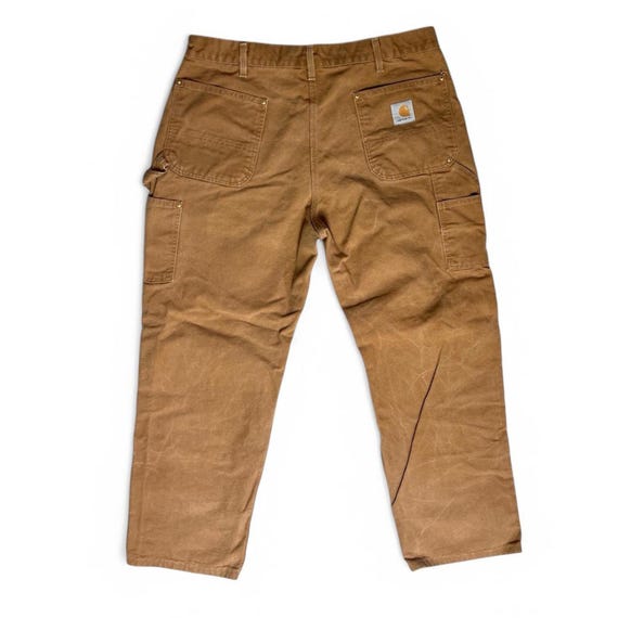 Carhartt B01BRN USA Vintage Double Knee Workwear Duck Canvas