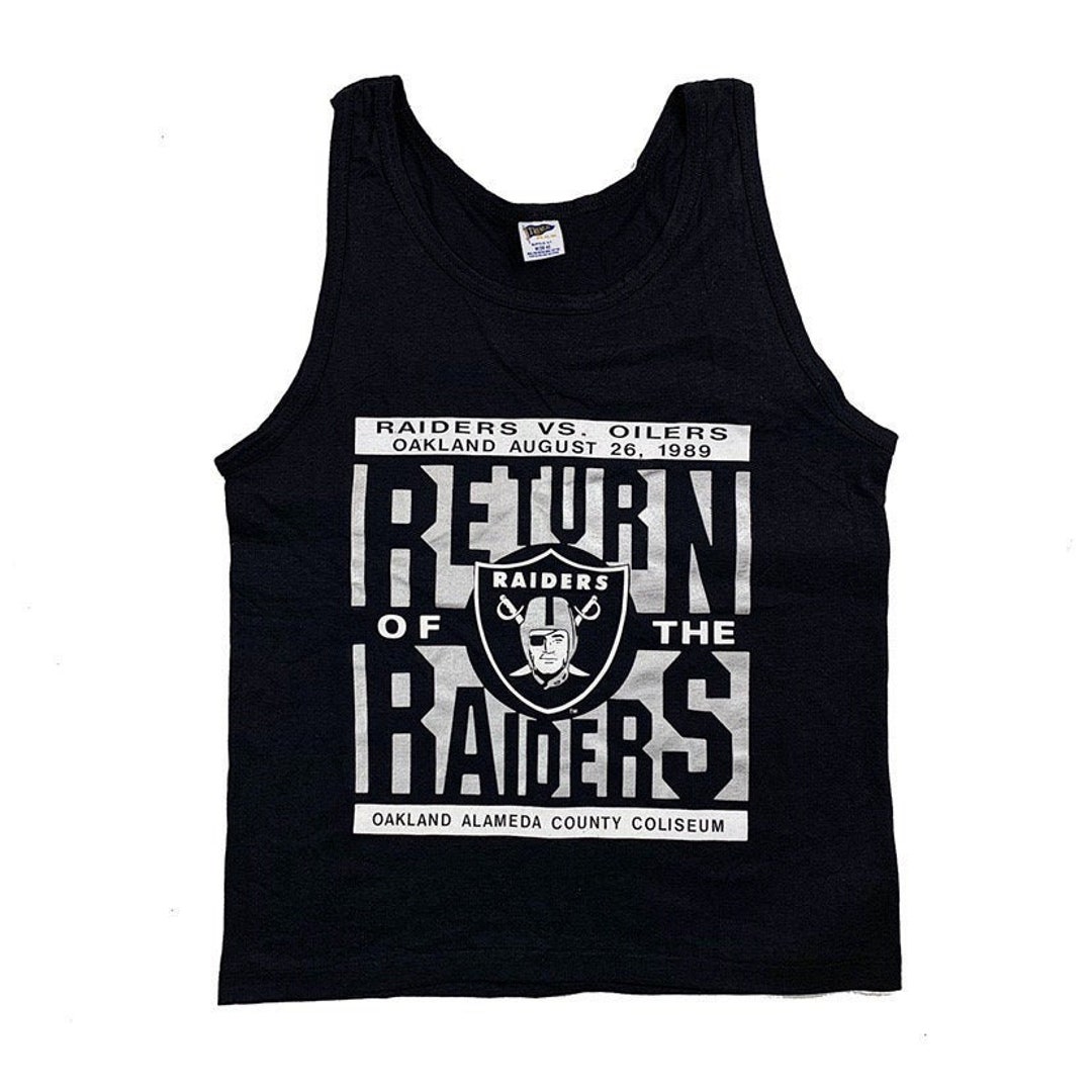 Vintage 80s Raiders NFL Tank Top - Etsy