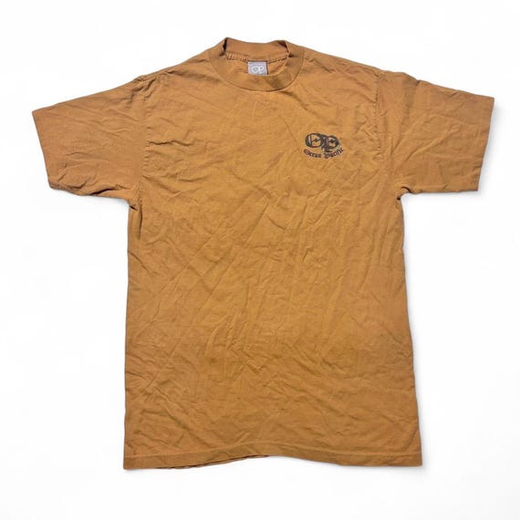 Ocean Pacific 90s Vintage USA Made T-shirt Brown Surf Skate