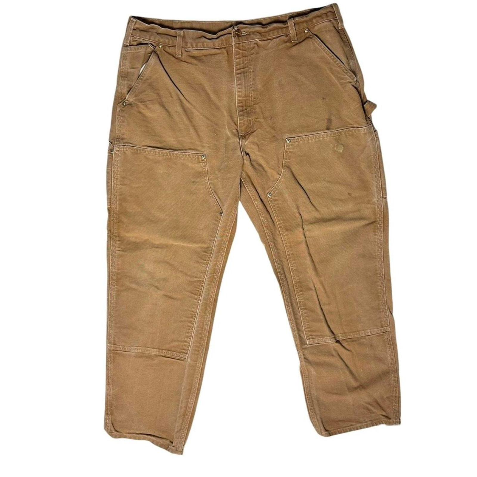 Carhartt B01BRN USA Made VTG Double Knee Duck Canvas Carpenter
