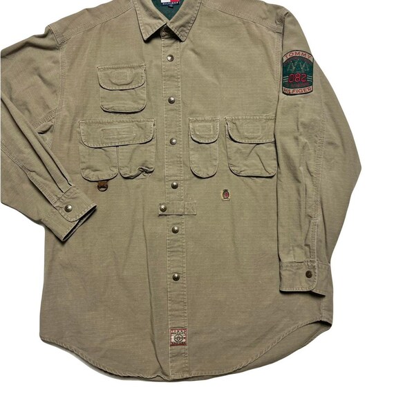 Tommy Hilfiger Vintage 90s TH Outdoors Ranger Khaki Button Cargo 