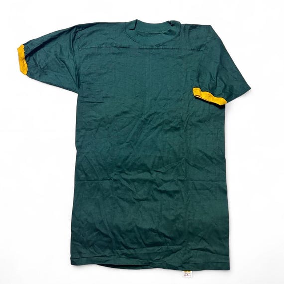 トップス 70s Russell Athletic football T shirt L Russell Athletic 70s Vintage Gold Tag Football Ringer Jersey T